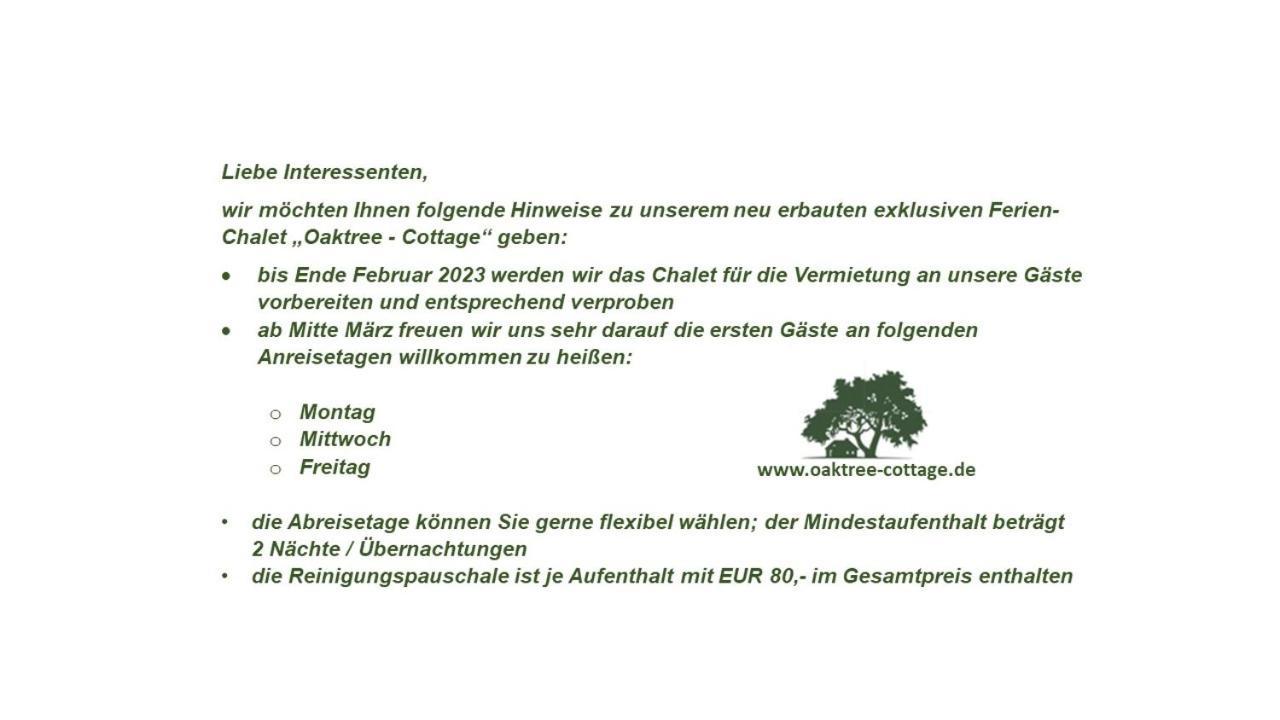 Oaktree-Cottage Löhnberg Esterno foto